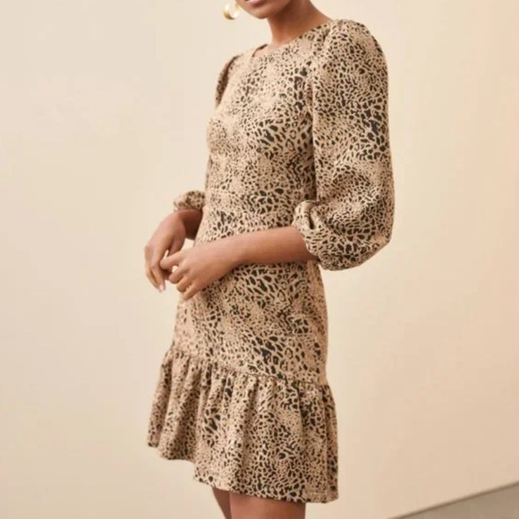 Anthropologie Maeve Knit Cut Out Mini Dress | Size 4P - Picture 2 of 6